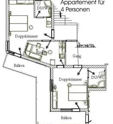 Haus Falke Lejlighed